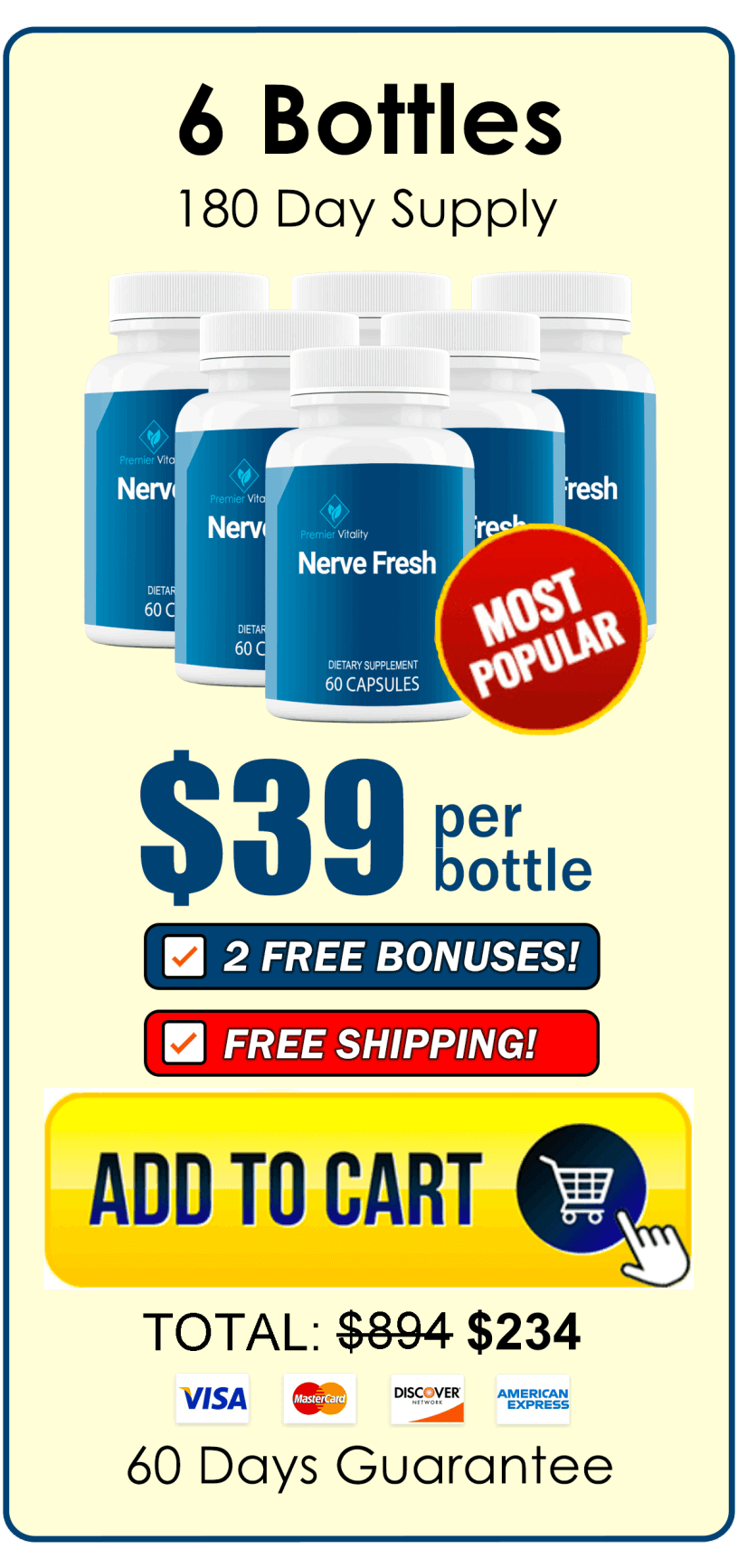 Buy nervefresh 6 Bottle